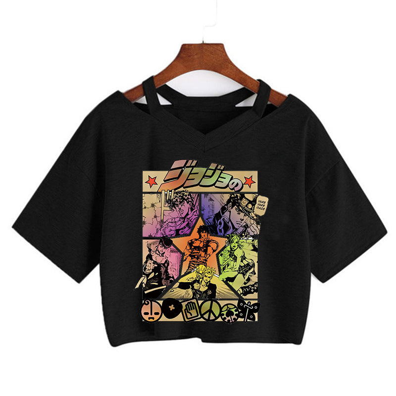 Chic Girls Jojo Printed Crop Top T-shirt