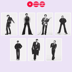 BANGTAN Self-adhesive Posters Wall Stickers Set