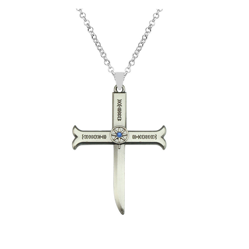 Cool Sword Cos Necklace Keychain Pendant