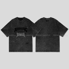 BTS ARIRANG Printed Cotton Washed Short-sleeved T-shirt