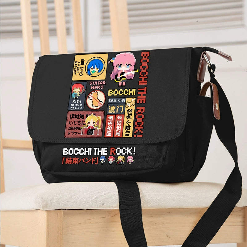 Bocchi Anime Shoulder Messenger Bag