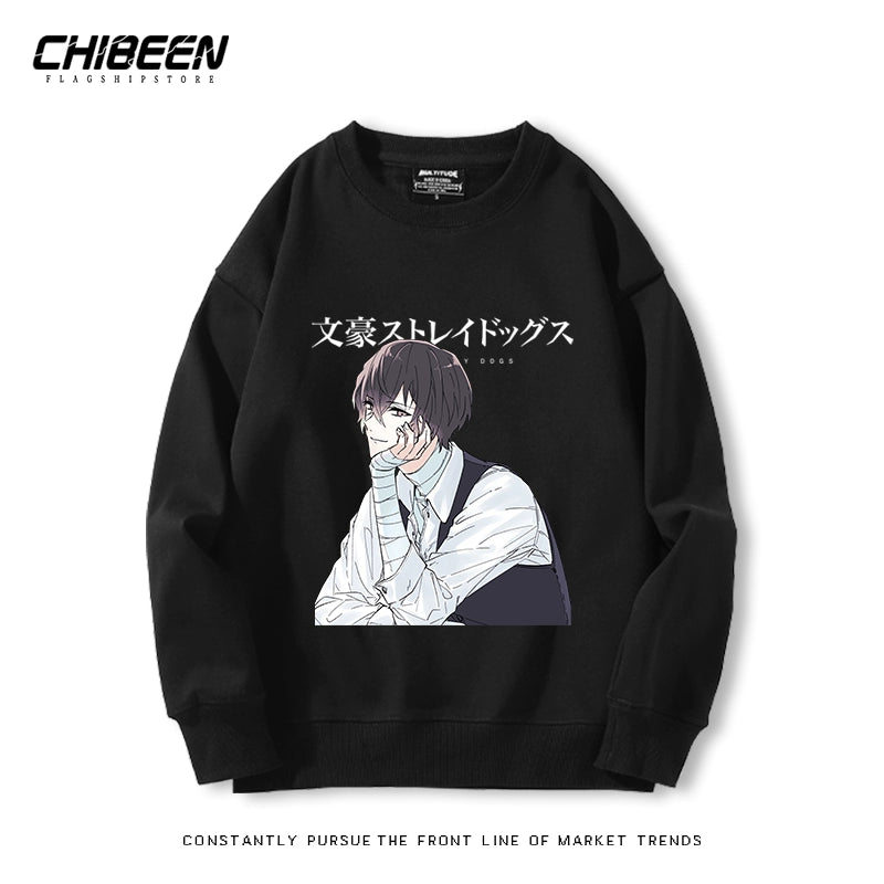 Unisex Anime Crew Neck Sweatshirt Top