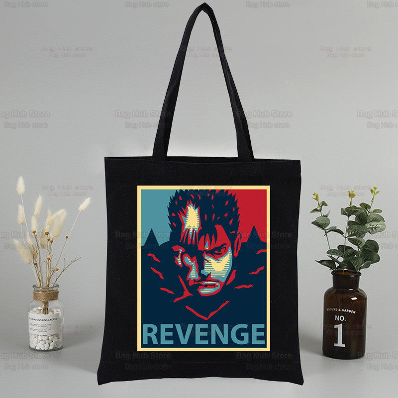 Guts Anime Printed Canvas Tote Bag