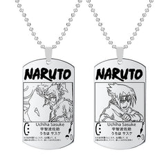 Trendy Sasuke Tag Pendant Necklace