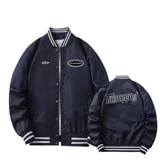 TXT ACT TOMORROW Print Stand-up Collar Jacket Top