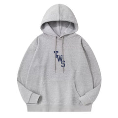 TWS Printed Pullover Hoodie Top