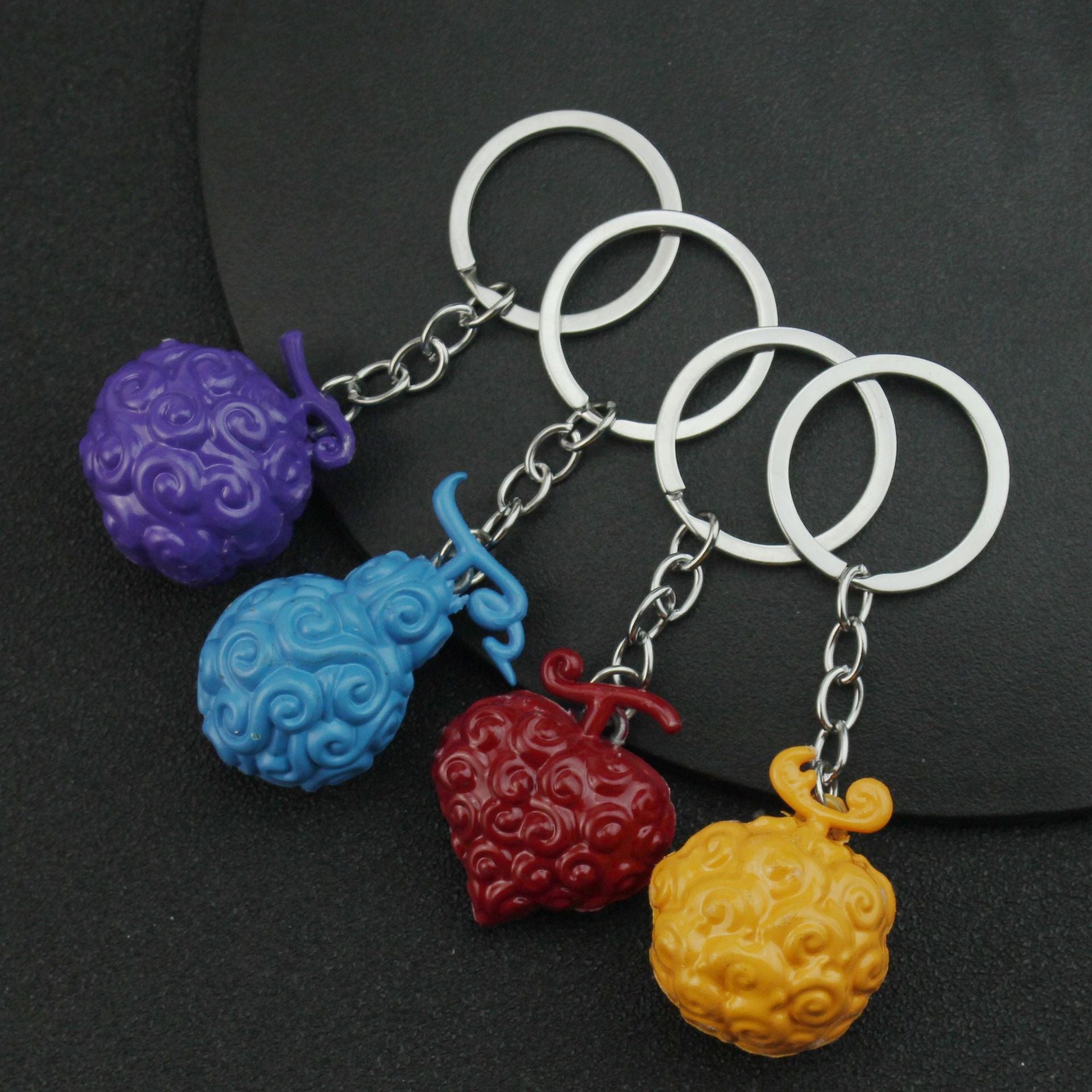 Luffy Devil Fruit Keychain Pendant