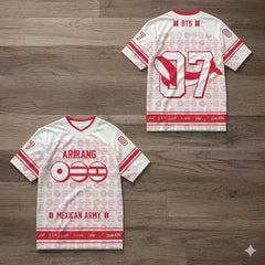 BANGTAN Digital Print Short-sleeved Casual T-shirt