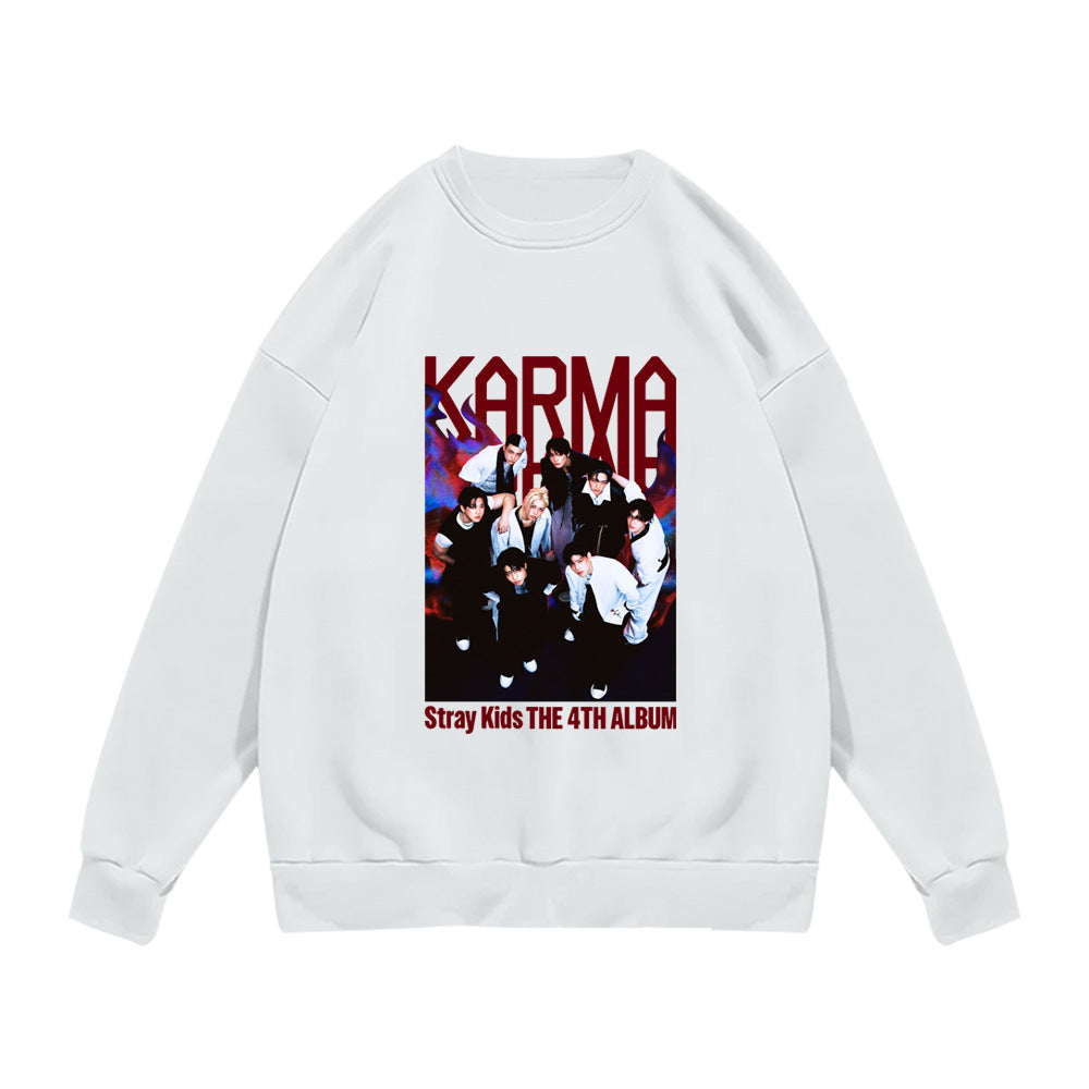 SKZ KARMA Album Characters Retro Sweatshirt