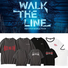 Kpop WALK THE LINE Short-sleeved T-shirt