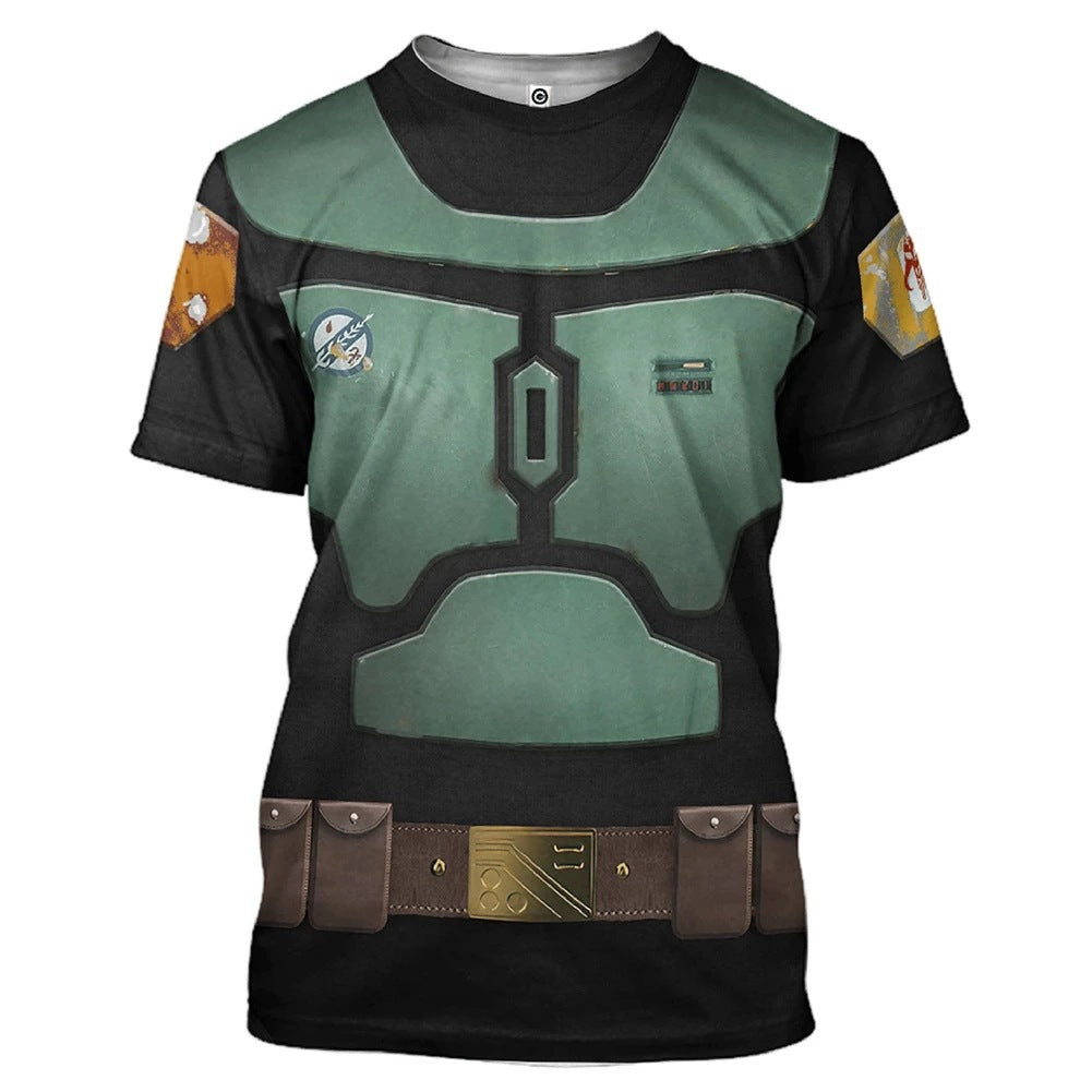 Unisex Boba Fett Digital Printed Cosplay Hoodie