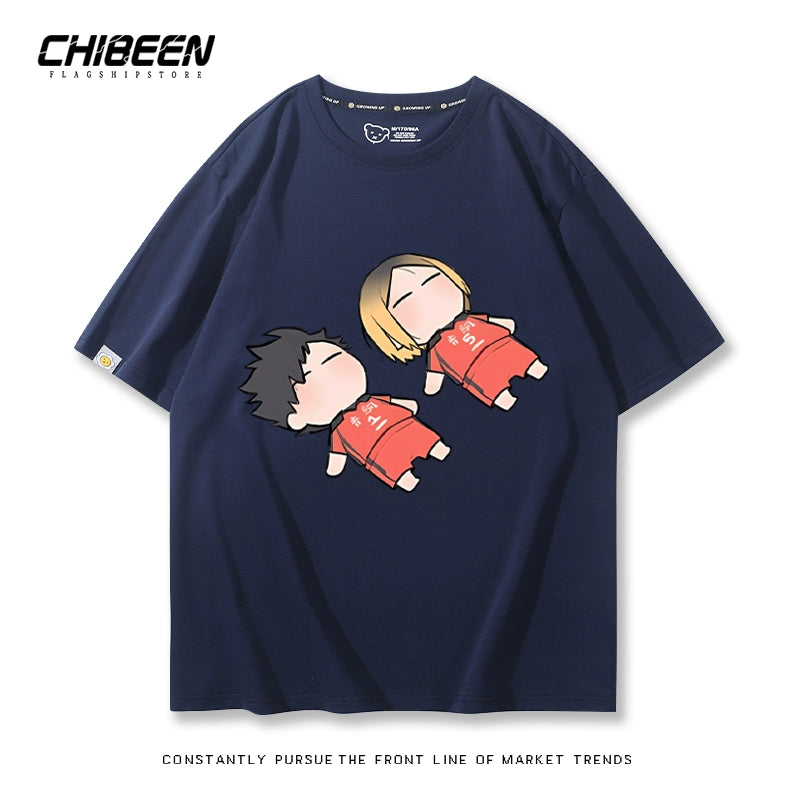 Unisex Anime Pattern Short Sleeve T-Shirt