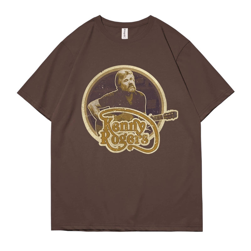 Kenny Rogers Loose Short Sleeve T-Shirt
