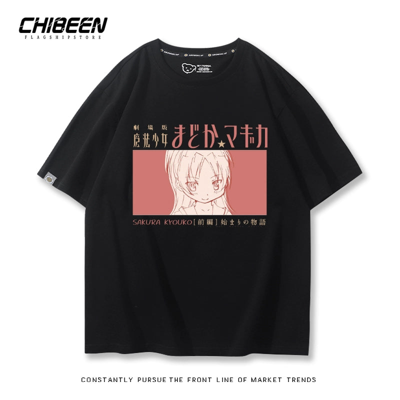 Women's Anime Print Half Sleeve T-shirt
