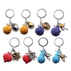 Cute Devil Fruit Keychain Pendant