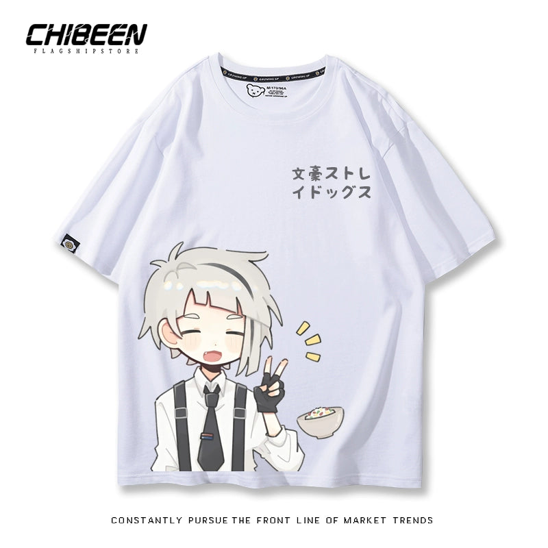 Casual Anime Summer Cotton T-Shirt