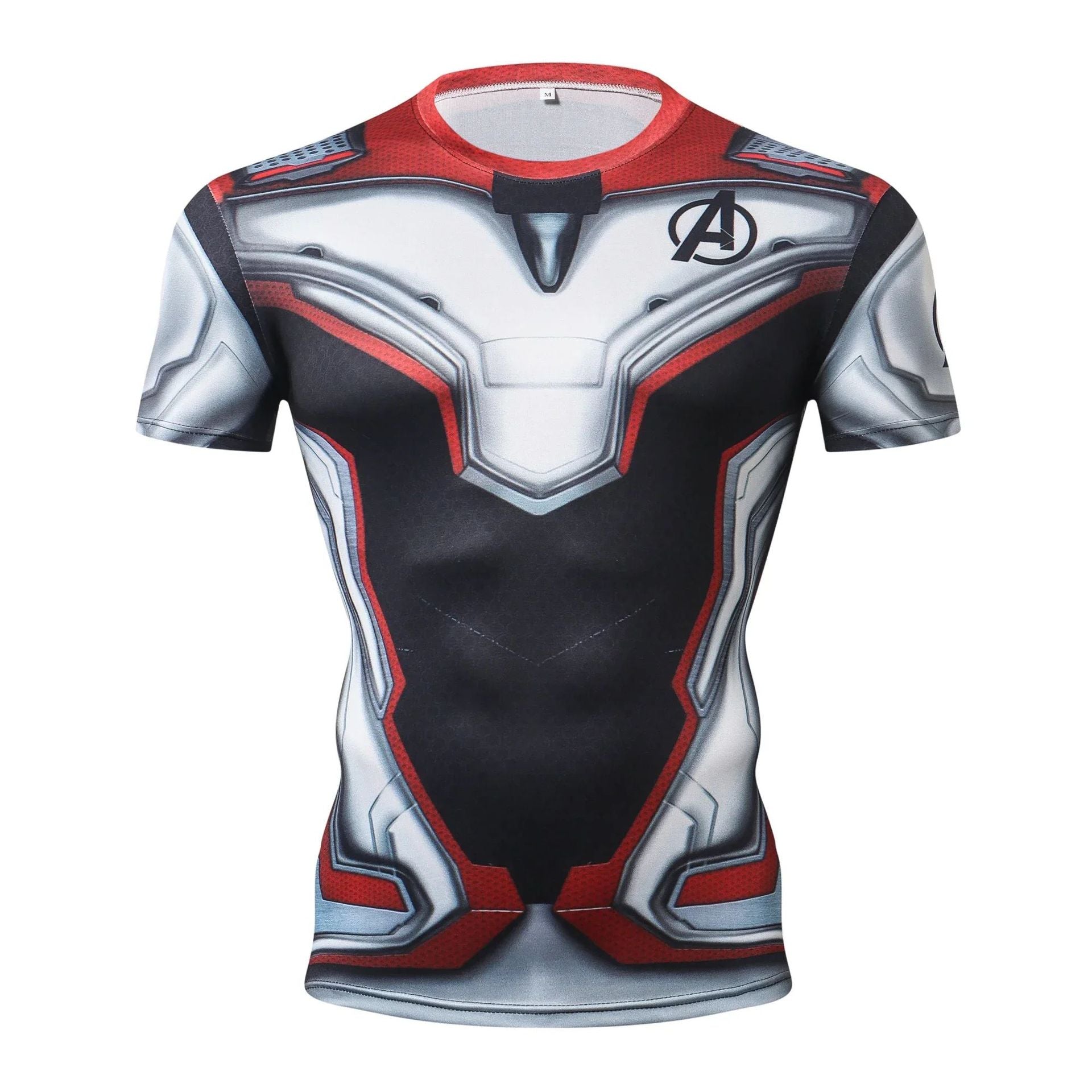 Superhero Cosplay Digital Print Short Sleeve Shirt