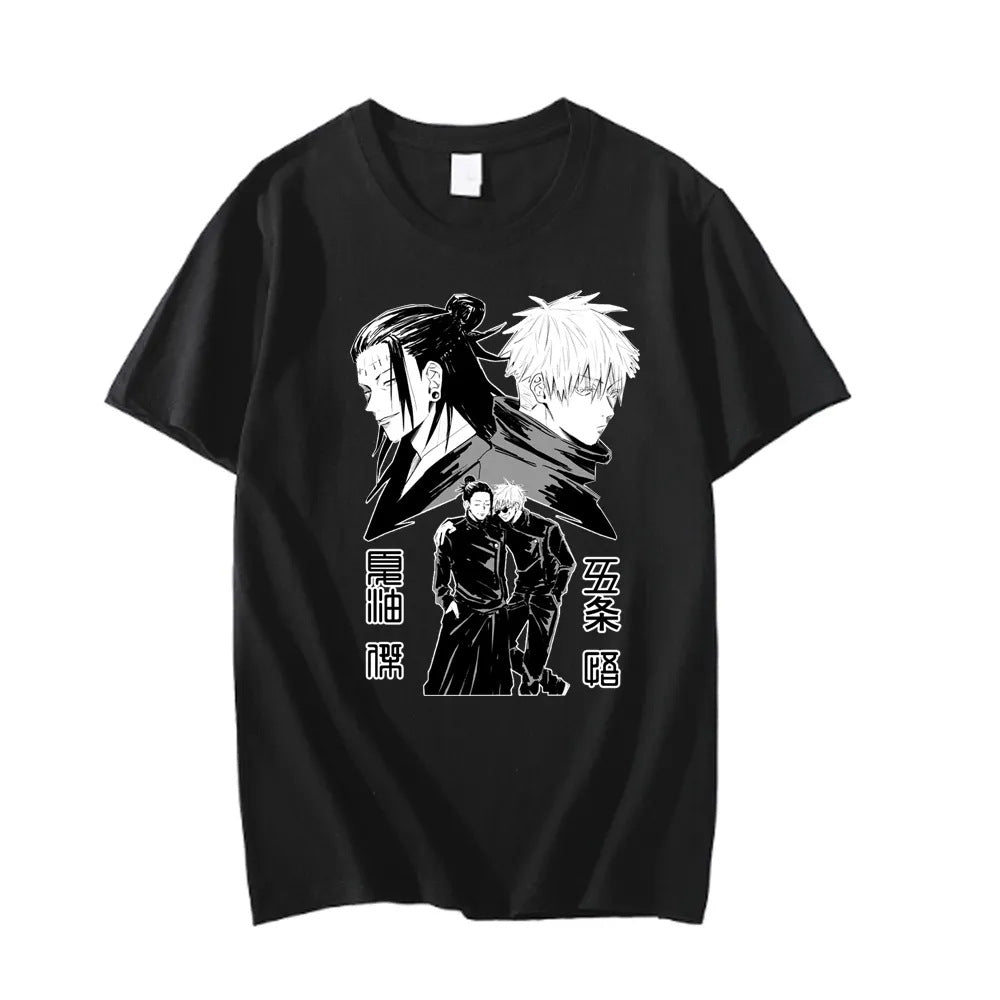 Versatile Anime GOJO Crew Neck Short-sleeved T-shirt