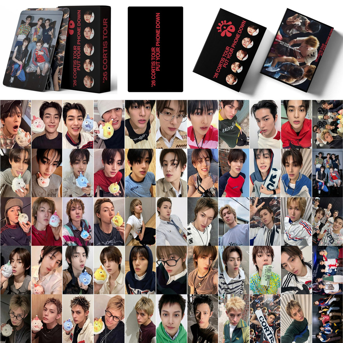 55PCS CORTIS 2026 PYPD TOUR Photocard