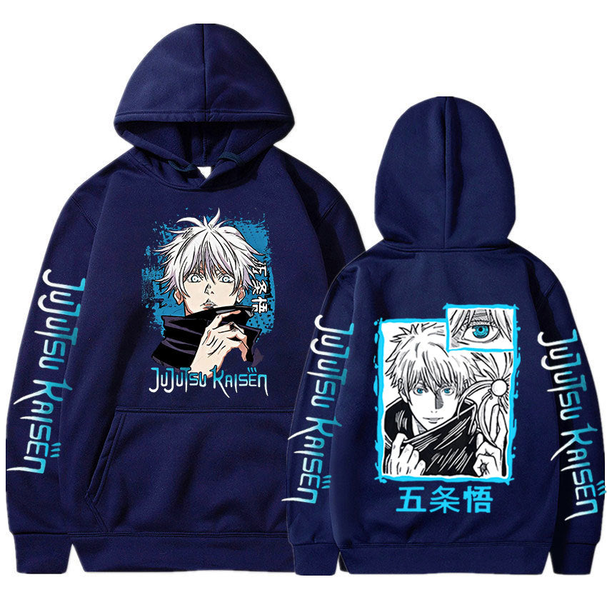 Unisex Satoru Gojo Printed Casual Hoodie