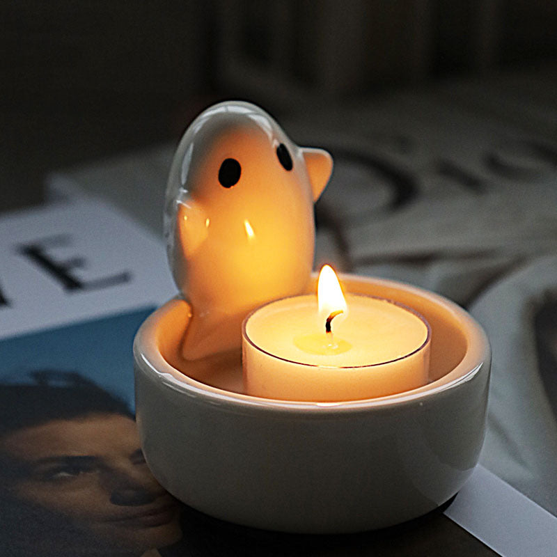 Adorable Ghost Candle Holder