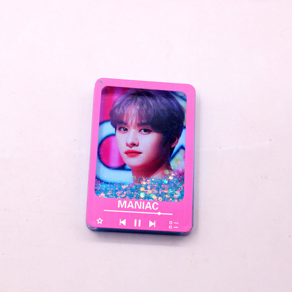 Kpop Style Acrylic Quicksand Brick Pendant