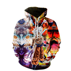 Unisex Anime Digital Print Casual Hoodie