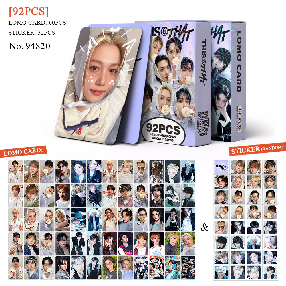SKZ THIS & THAT Photocards + Stickers (92pcs)