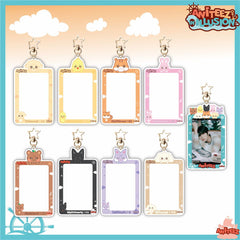 KPOP Cartoon Card Insert Keychain