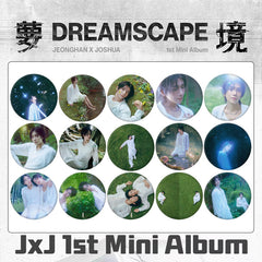 SVT JxJ "DREAMSCAPE" Badge Keyring Set