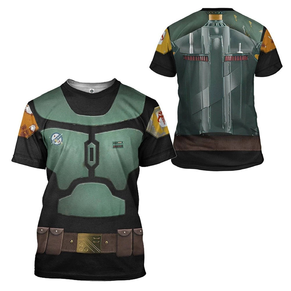 Unisex Boba Fett Digital Printed Cosplay Hoodie