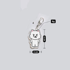 EN JAKE NI-KI Pendant Bag Keychain Set