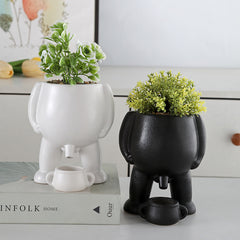 Funny Human Shaped Ceramic Pots
