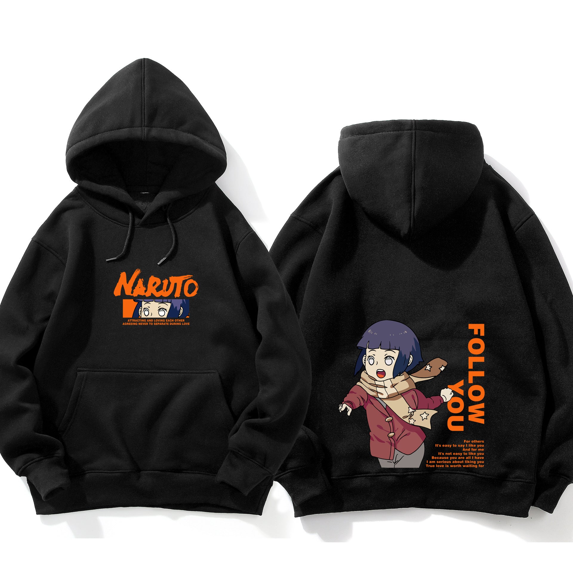 Unisex Anime Graphic Printed Casual Hoodie