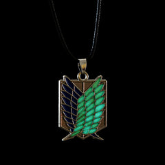 Luminous Anime Logo Pendant Necklace