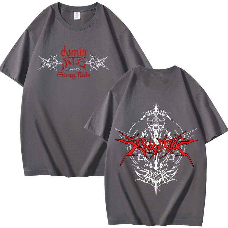 KPOP Dominate Graphic Print Cotton T-shirt