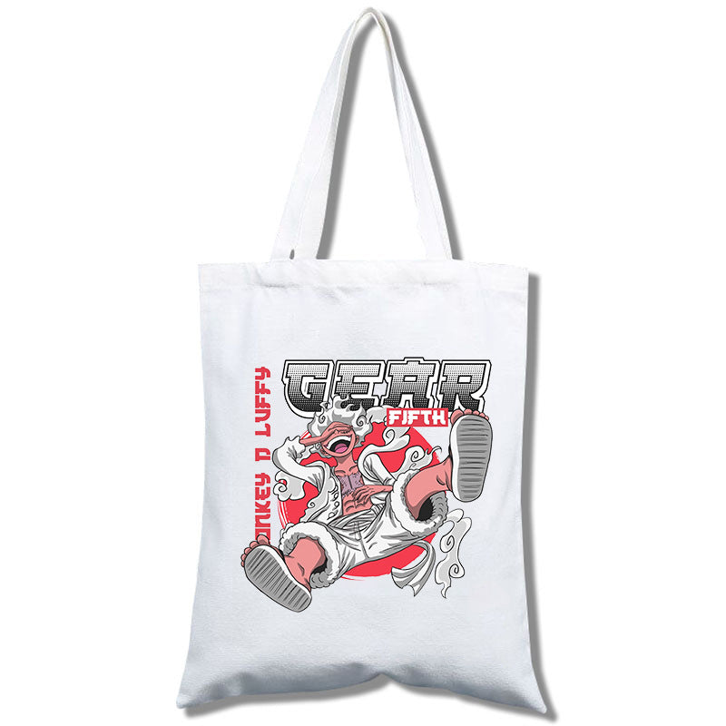 Nika Luffy 5 Gear Printed Canvas Shoulder Bag