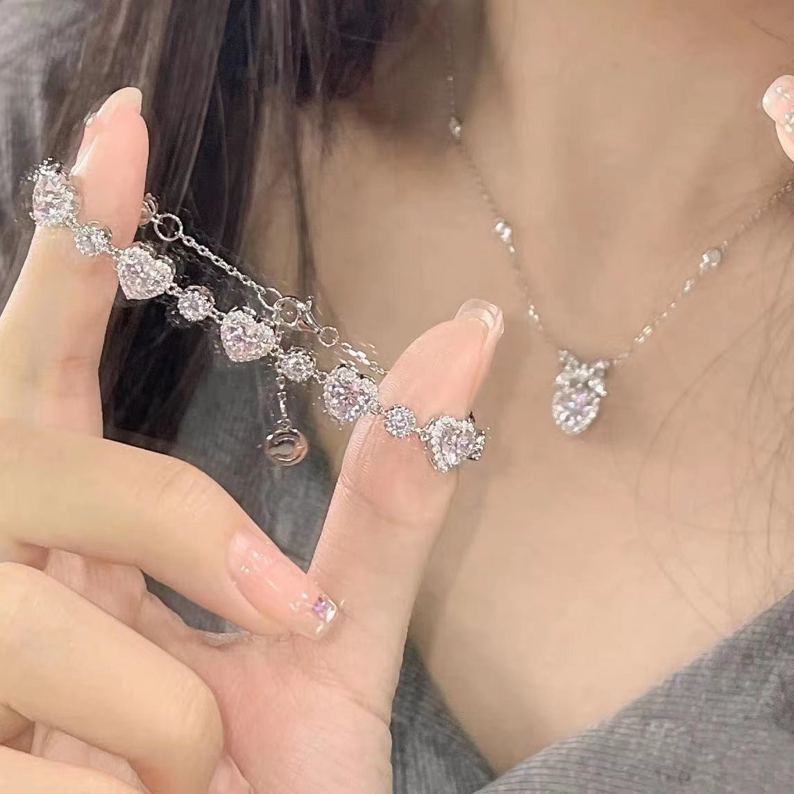 Charming Lady Heart Bracelet