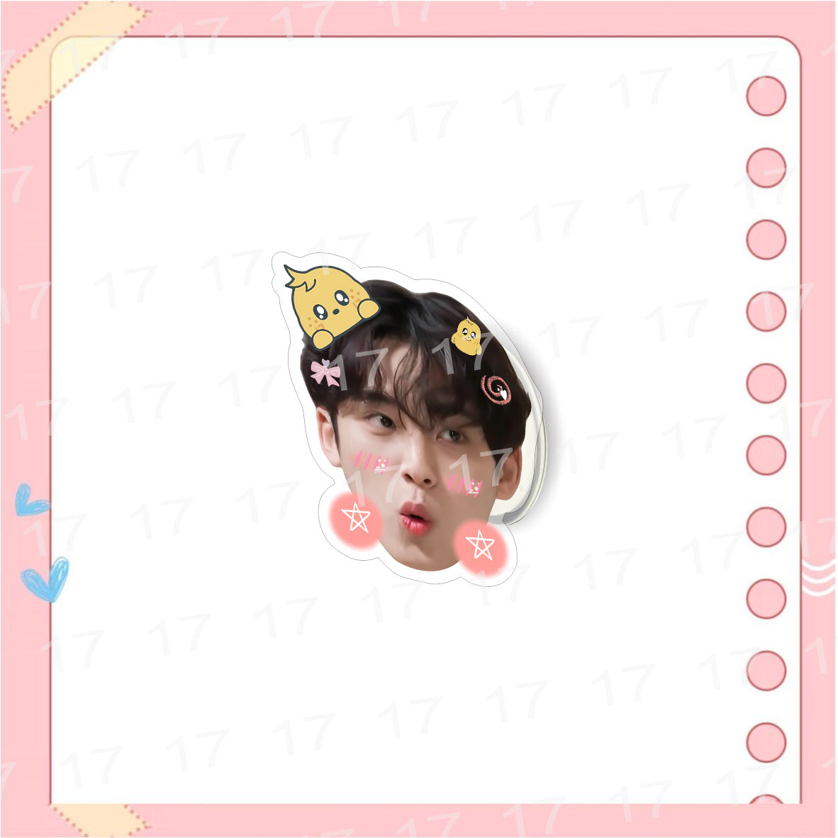 Cute Kpop Acrylic Phone Retractable Bracket