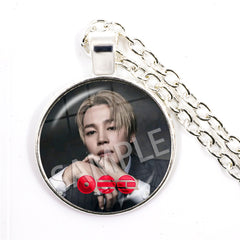 ARIRANG Round Gem Pendant Necklace