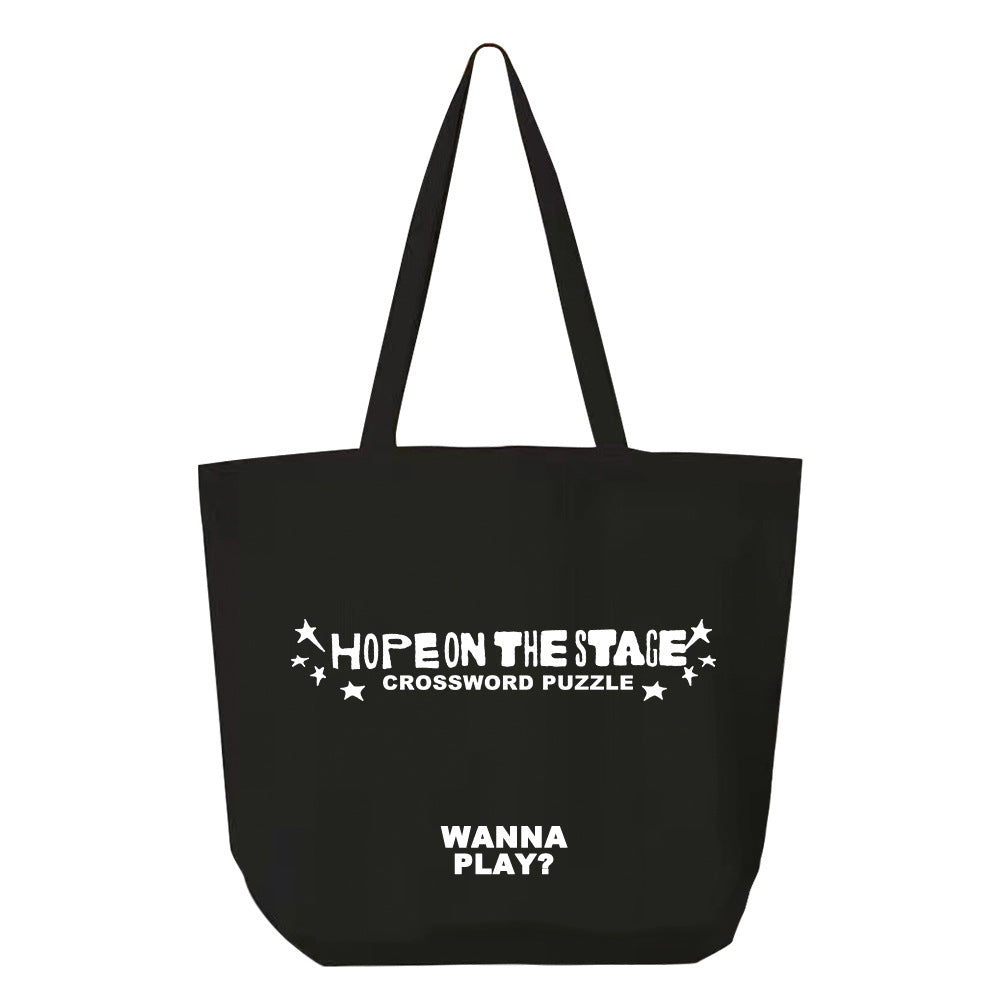 J-hope Logo Tote Canvas Handbag