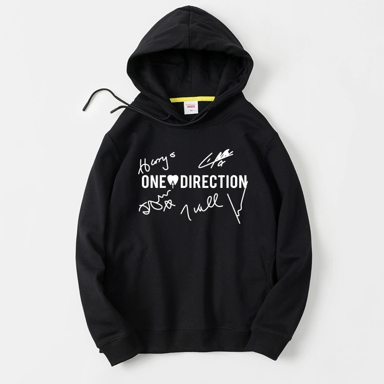 Group 1D Signature Pullover Loose Hoodie
