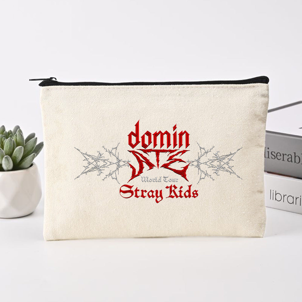 SKZ ATE Logo Print Cosmetic Bag