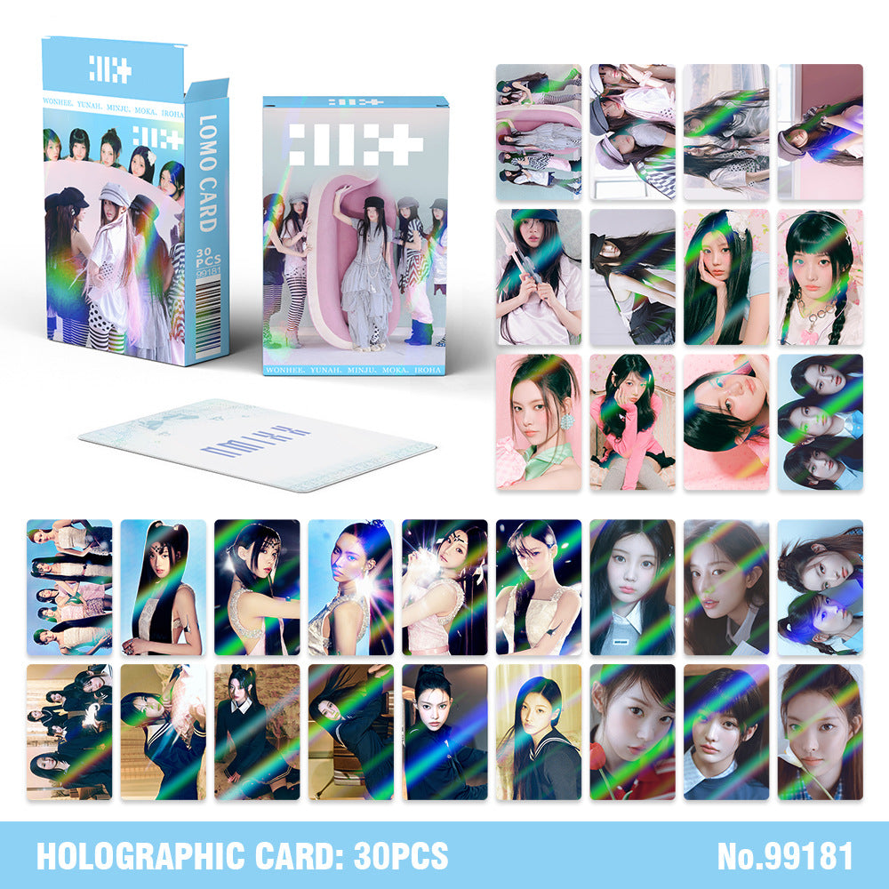 30pcs NOT CUTE ANYMORE Laser Photocard