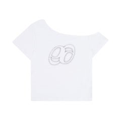 Winter Same Slim-fit Off-the-shoulder T-shirt