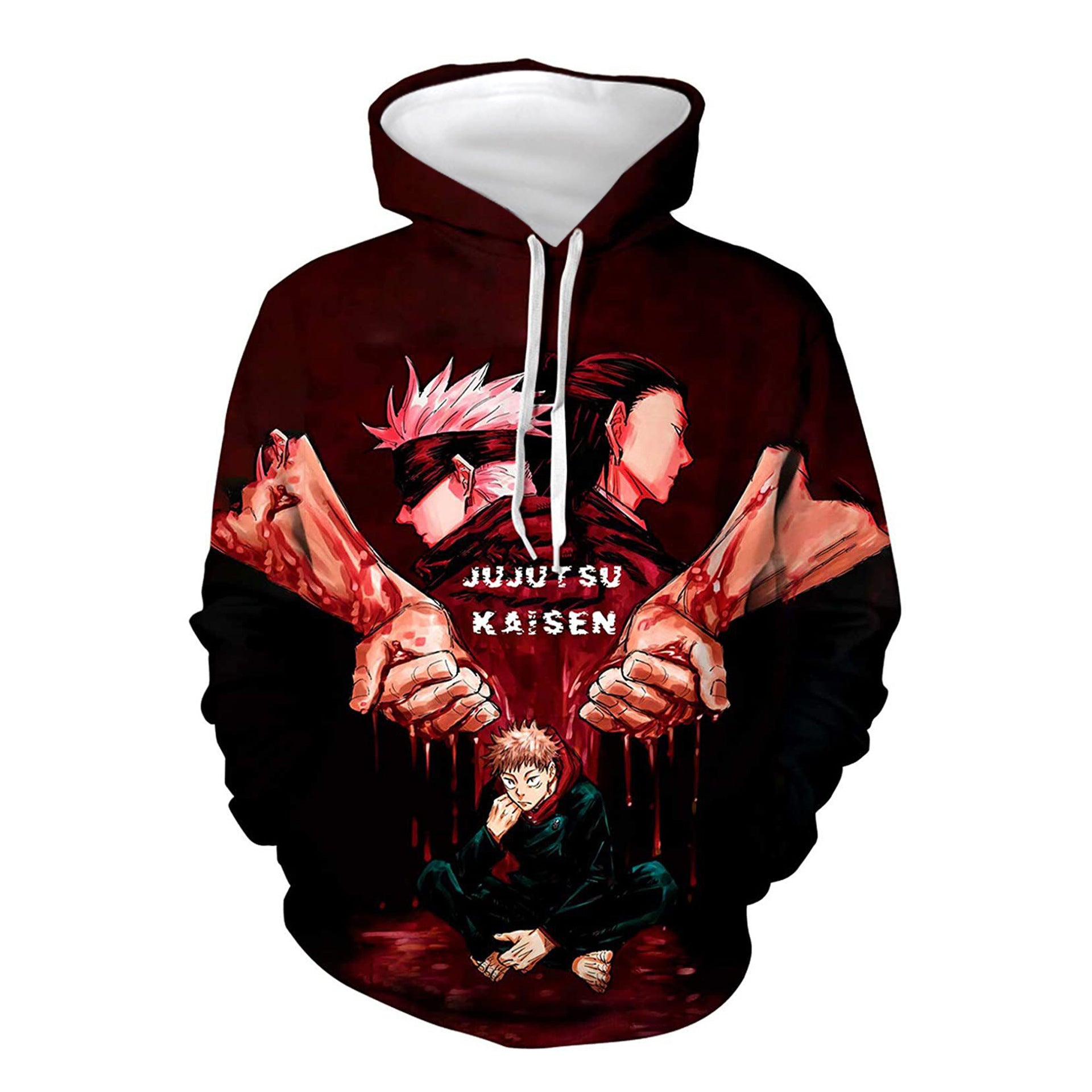 Unisex Cool Anime 3D Print Cosplay Loose Hoodie