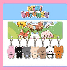 Dreamiez Cartoon Acrylic Keychain 7PCS