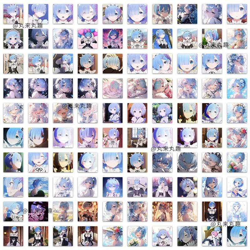 Cute Anime Rem Stickers