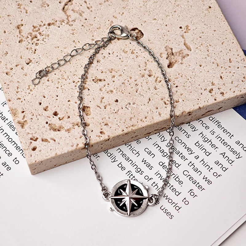 KPOP Compass Pendant Bracelet