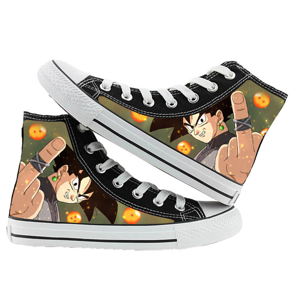 Casual Anime Printed High-top Canvas Shoes